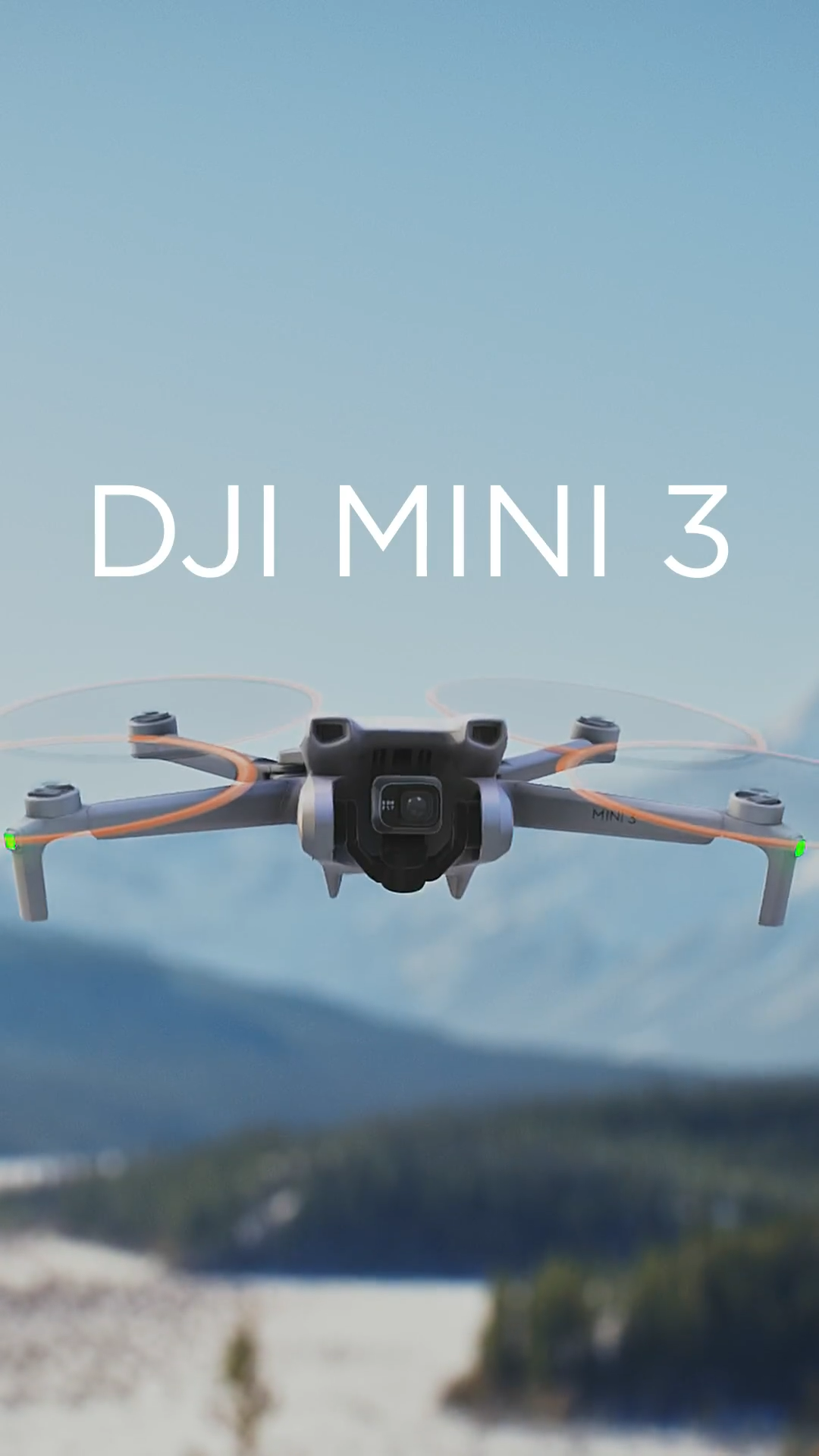 DJI Mini 3 - Camera Drones | Under 249g | 4K HDR Video | Extended Battery Life | True Vertical Shooting | 38kph Level 5 Wind Resistance | (Drone Registration Not Required)