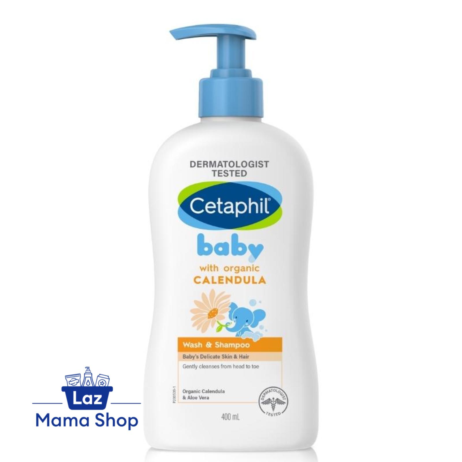 Cetaphil Baby Wash & Shampoo with Organic Calendula Baby Skincare (Laz Mama Shop)