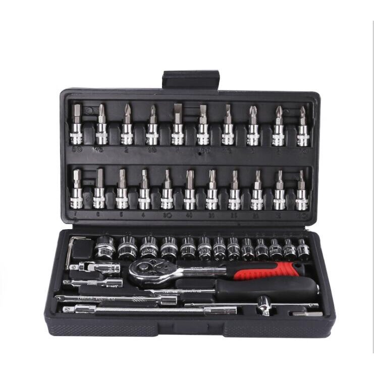 1/4" Driver 46 pcs Socket ratchet wrench Set