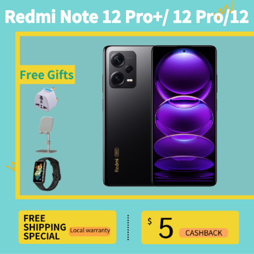 Redmi Note 12 Pro + /Redmi Note 12 Pro+ /redmi note 12 Pro Dual sim 120W charger Redmi phone locally warranty